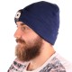 Beanie with headlamp 180 lm, rechargeable, USB, one size, cotton/PE, blue