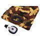 Beanie with headlamp 180 lm, rechargeable, USB, one size, cotton/PE, camouflage