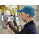 Cap with LED light B-CAP 25lm, rechargeable, USB, one size, blue
