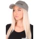 Cap with LED light B-CAP 25 lm, rechargeable, USB, universal size, grey