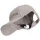 Cap with LED light B-CAP 25 lm, rechargeable, USB, universal size, grey