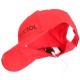 Cap with LED light B-CAP 25lm, rechargeable, USB, one size fits all, red