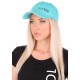 Cap with LED light B-CAP 25 lm, rechargeable, USB, universal size, turquoise