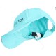 Cap with LED light B-CAP 25 lm, rechargeable, USB, universal size, turquoise