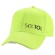 Cap with LED light B-CAP 25 lm, rechargeable, USB, one size, fluorescent green