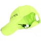 Cap with LED light B-CAP 25 lm, rechargeable, USB, one size, fluorescent green