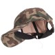 Cap with LED light B-CAP 25lm, rechargeable, USB, one size, camouflage