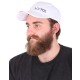 Cap with LED light B-CAP 25lm, rechargeable, USB, one size, white