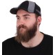 Reflective cap with LED light B-CAP SAFETY 25 lm, rechargeable, USB, one size, black