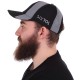 Reflective cap with LED light B-CAP SAFETY 25 lm, rechargeable, USB, one size, black