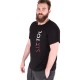 Men's T-shirt T-SHIRT, black, size XL, 100% cotton