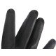 Work gloves made of polyester half-dipped in PU GLOVE PE-PU 9, black, size 9