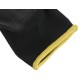 Polyester work gloves partially dipped in PU GLOVE PE-PU 11, black, size 11\