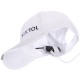 Cap with LED light B-CAP 25lm, rechargeable, USB, one size, white