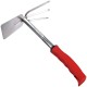 Garden hoe with cultivator, length 290 mm, ergonomic handle