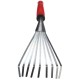 One-handed Swedish rake, length 350 mm, ergonomic handle