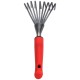 One-handed Swedish rake, length 350 mm, ergonomic handle