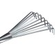 One-handed Swedish rake, length 350 mm, ergonomic handle