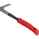 L-shaped garden weed knife, length 315 mm, ergonomic handle