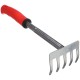 Hand rakes, length 290 mm, ergonomic handle