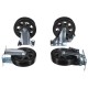 Wheels for the MECHANIC TROLLEY workshop trolley - replacement part