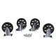 Wheels for the MECHANIC TROLLEY workshop trolley - replacement part