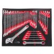 Tool trolley with tools MECHANIC TROLLEY TITAN 1559, 13 drawers, 1559 pcs of tools