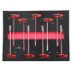 Tool trolley with tools MECHANIC TROLLEY TITAN 1559, 13 drawers, 1559 pcs of tools