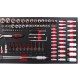 Tool trolley with tools MECHANIC TROLLEY TITAN 1559, 13 drawers, 1559 pcs of tools