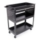 Workshop tool trolley MECHANIC TROLLEY ROGER DRAWER, 3 shelves + 1 drawer
