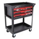 Workshop tool trolley MECHANIC TROLLEY JASON 94, 3 drawers, 1 shelf. 94 pcs of tools