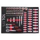 Workshop tool trolley MECHANIC TROLLEY KEVIN 182, 7 drawers, 182 pcs of tools