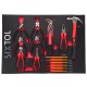 Workshop tool trolley MECHANIC TROLLEY KEVIN 326, 7 drawers, 326 pcs of tools