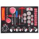 Workshop tool trolley MECHANIC TROLLEY KEVIN 326, 7 drawers, 326 pcs of tools