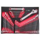 Workshop tool trolley MECHANIC TROLLEY KEVIN 326, 7 drawers, 326 pcs of tools