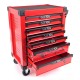 Workshop tool trolley MECHANIC TROLLEY KEVIN RED 80, 7 drawers, 80 pcs of tools