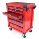 Workshop tool trolley MECHANIC TROLLEY KEVIN RED 253, 7 drawers, 253 pcs of tools