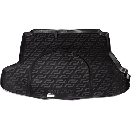 Rubber trunk mat for Kia Cerato I Sedan (LD) (03-09)