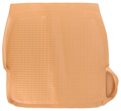 Beige rubber trunk mat VOLVO S80 Sedan 2006-2016