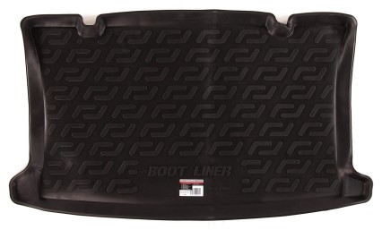 Rubber trunk mat for Chevrolet Aveo II Hatchback (T300) (11-)