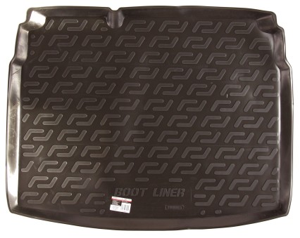 Rubber trunk mat for Volkswagen Golf VI Hatchback (A6 5K) (3/5-door) (08-13)