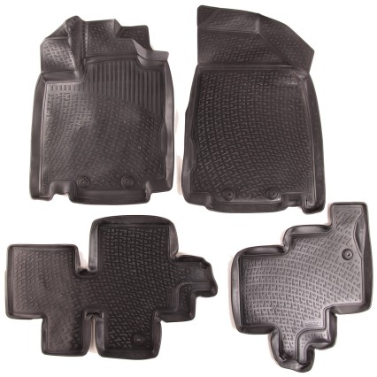 Rubber mats Nissan Pathfinder IV (R52) (12-)  (3D)