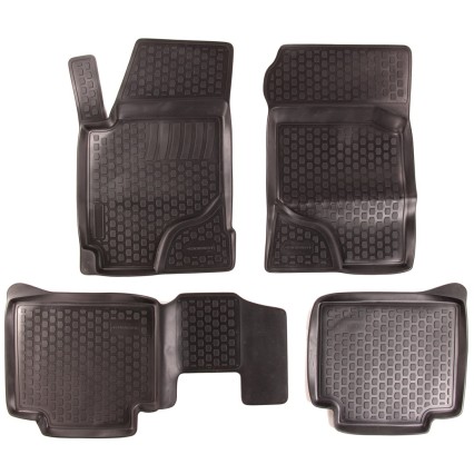 Rubber mats Kia Cerato I (LD) (03-09)  (2D)