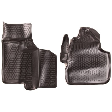 Rubber mats Mercedes-Benz Sprinter II (W906 NCV3) (front only) (05-)  (2D)