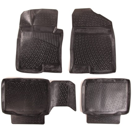 Rubber floor mats Kia Optima III Sedan (K5) (TF) (10-) (3D)