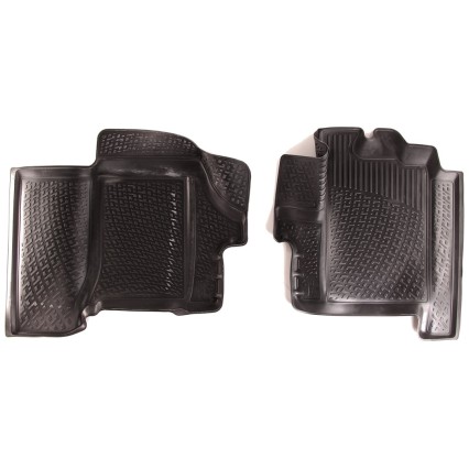 Rubber floor mats Peugeot Boxer (06-) (front only) (3D)