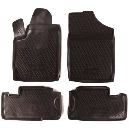 Rubber mats PEUGEOT Partner 06/2008->