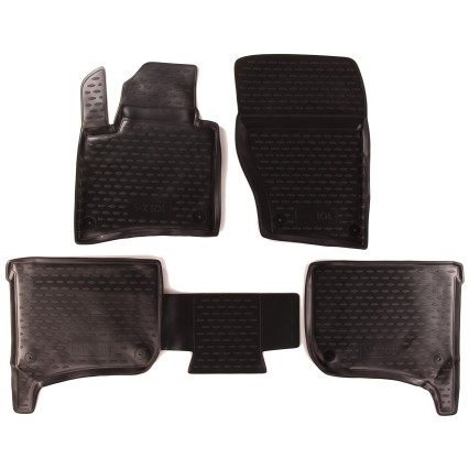 Rubber mats VOLKSWAGEN Touareg II Terrain Tech, 2010-2015, 2015-03/2018