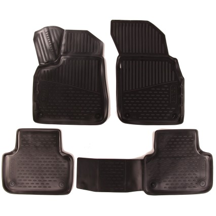3D Rubber floor mats AUDI Q8, 2018->, SUV, Europe