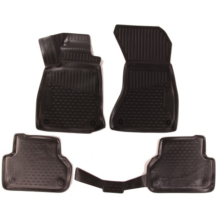 3D Rubber mats AUDI A5, 03/2016->, 4WD, Europe